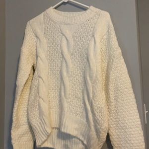 white primark sweater